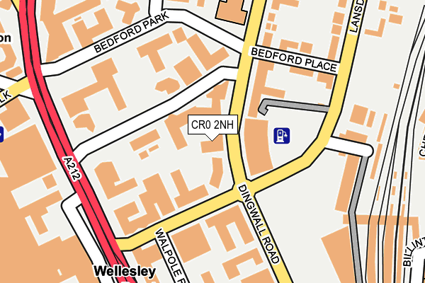 CR0 2NH map - OS OpenMap – Local (Ordnance Survey)