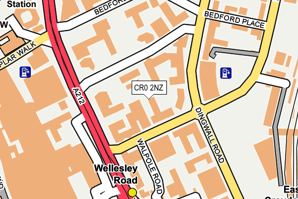 CR0 2NZ map - OS OpenMap – Local (Ordnance Survey)
