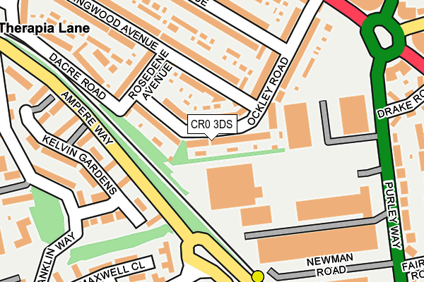 CR0 3DS map - OS OpenMap – Local (Ordnance Survey)