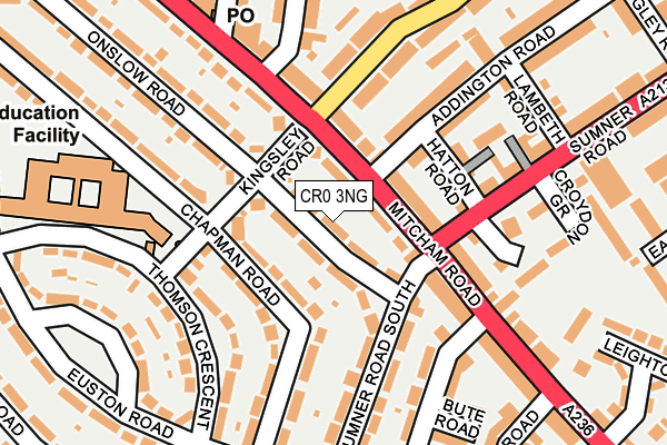 CR0 3NG map - OS OpenMap – Local (Ordnance Survey)