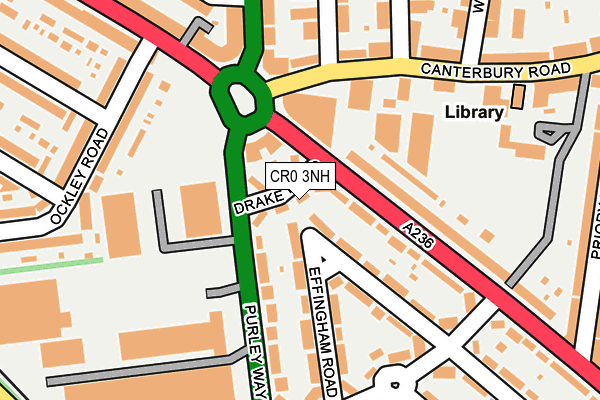 CR0 3NH map - OS OpenMap – Local (Ordnance Survey)