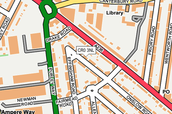 CR0 3NL map - OS OpenMap – Local (Ordnance Survey)