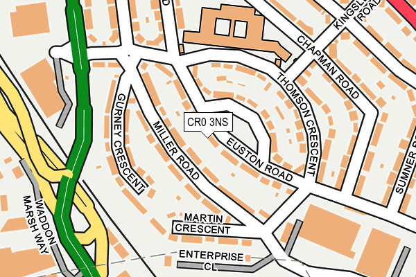 CR0 3NS map - OS OpenMap – Local (Ordnance Survey)