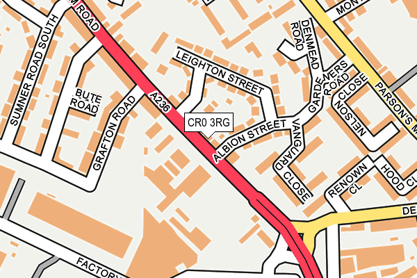 CR0 3RG map - OS OpenMap – Local (Ordnance Survey)