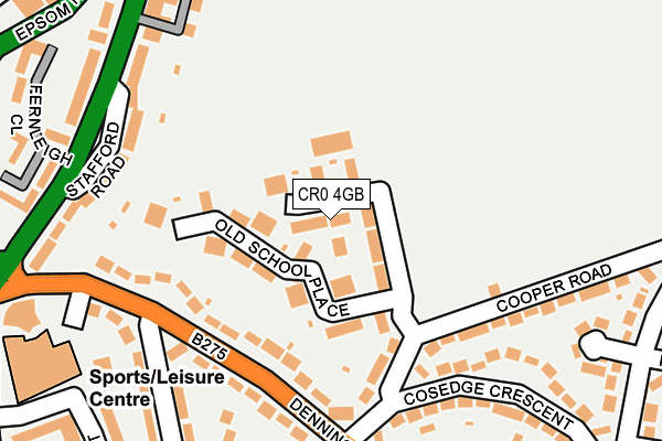 CR0 4GB map - OS OpenMap – Local (Ordnance Survey)