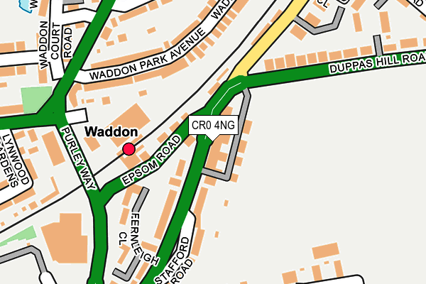 CR0 4NG map - OS OpenMap – Local (Ordnance Survey)