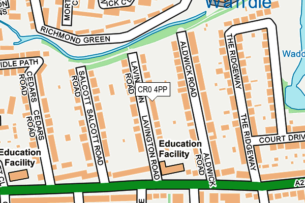 CR0 4PP map - OS OpenMap – Local (Ordnance Survey)