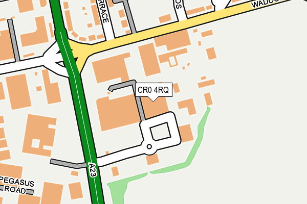 CR0 4RQ map - OS OpenMap – Local (Ordnance Survey)