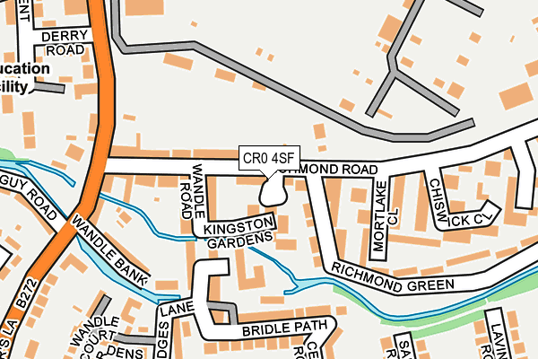 CR0 4SF map - OS OpenMap – Local (Ordnance Survey)