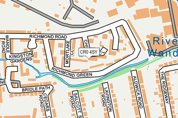 CR0 4SY map - OS OpenMap – Local (Ordnance Survey)