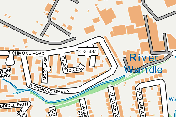 CR0 4SZ map - OS OpenMap – Local (Ordnance Survey)