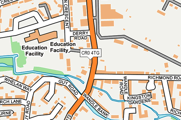 CR0 4TG map - OS OpenMap – Local (Ordnance Survey)