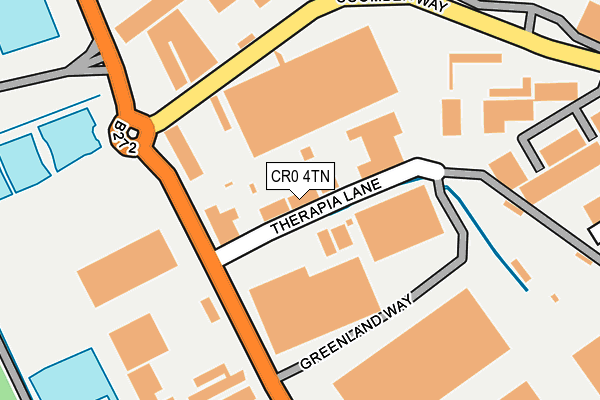 CR0 4TN map - OS OpenMap – Local (Ordnance Survey)