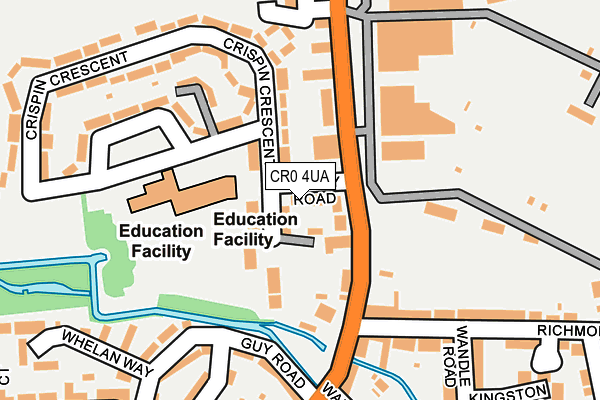 CR0 4UA map - OS OpenMap – Local (Ordnance Survey)