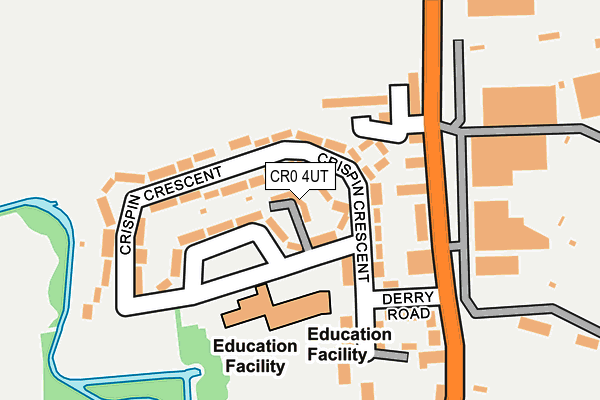 CR0 4UT map - OS OpenMap – Local (Ordnance Survey)