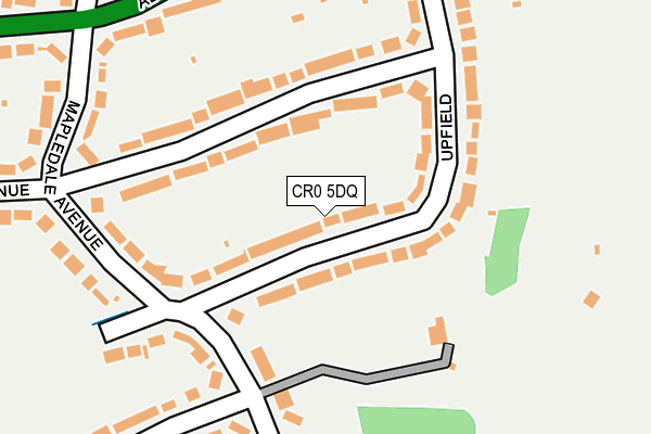 CR0 5DQ map - OS OpenMap – Local (Ordnance Survey)