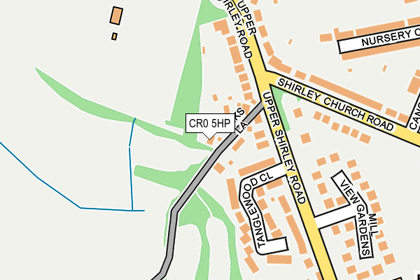 CR0 5HP map - OS OpenMap – Local (Ordnance Survey)