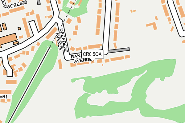 CR0 5QA map - OS OpenMap – Local (Ordnance Survey)