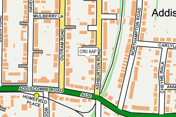 CR0 6AP map - OS OpenMap – Local (Ordnance Survey)