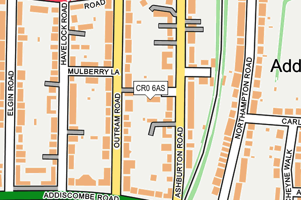 CR0 6AS map - OS OpenMap – Local (Ordnance Survey)