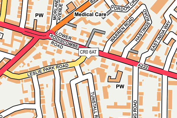 CR0 6AT map - OS OpenMap – Local (Ordnance Survey)