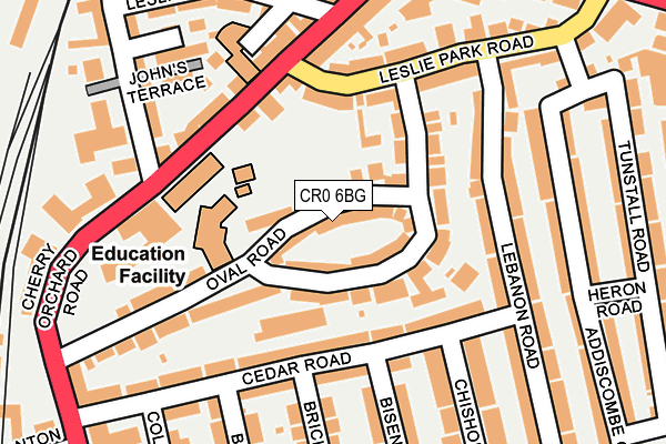 CR0 6BG map - OS OpenMap – Local (Ordnance Survey)