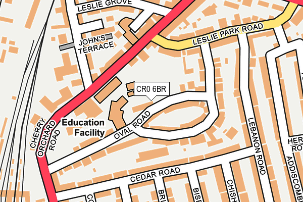 CR0 6BR map - OS OpenMap – Local (Ordnance Survey)