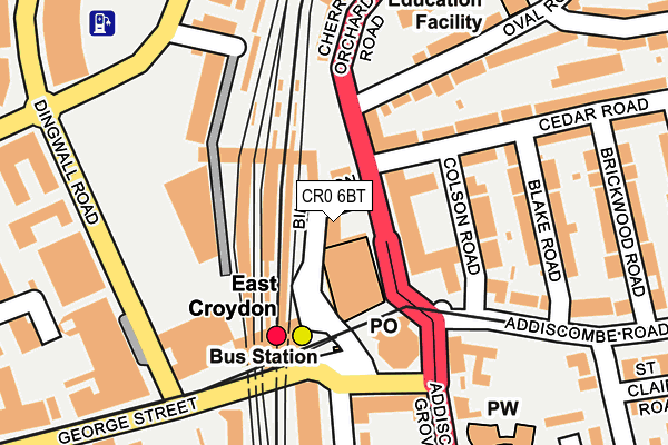 CR0 6BT map - OS OpenMap – Local (Ordnance Survey)