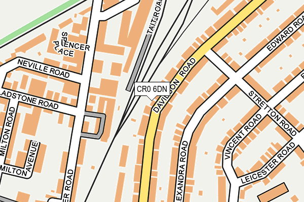 CR0 6DN map - OS OpenMap – Local (Ordnance Survey)