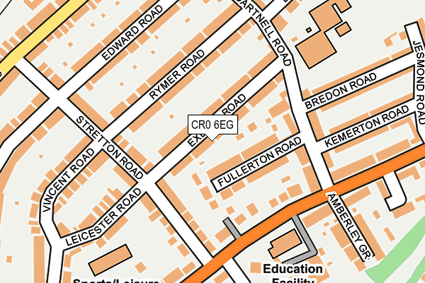 CR0 6EG map - OS OpenMap – Local (Ordnance Survey)