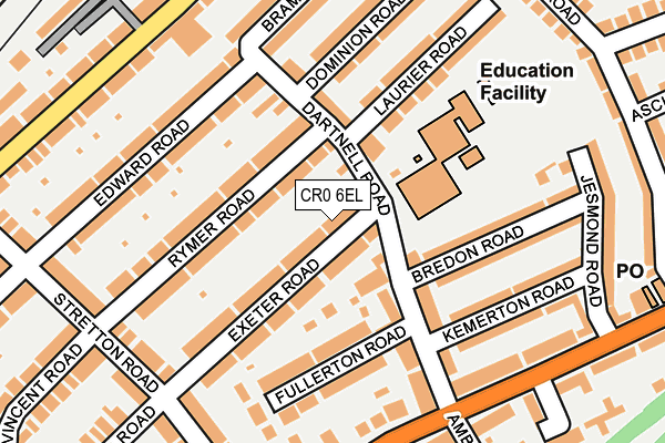 CR0 6EL map - OS OpenMap – Local (Ordnance Survey)