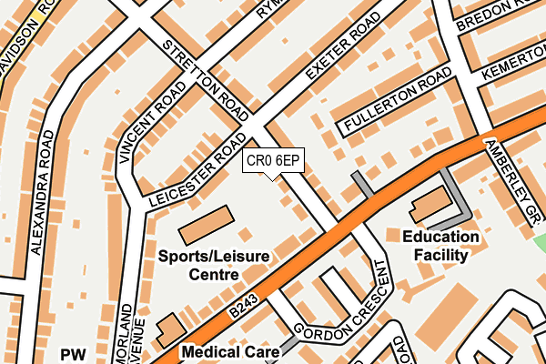 CR0 6EP map - OS OpenMap – Local (Ordnance Survey)