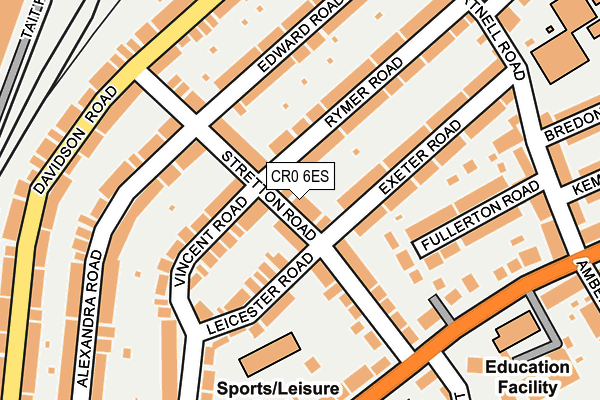 CR0 6ES map - OS OpenMap – Local (Ordnance Survey)