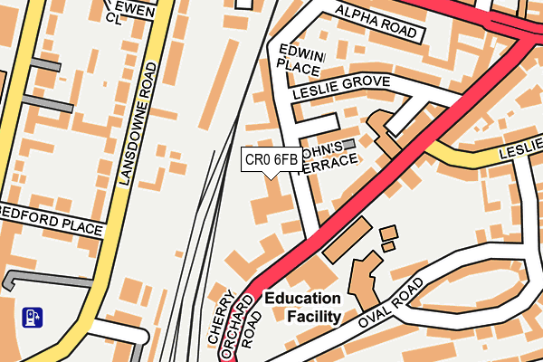 CR0 6FB map - OS OpenMap – Local (Ordnance Survey)