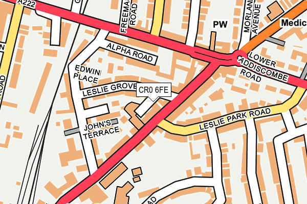 CR0 6FE map - OS OpenMap – Local (Ordnance Survey)