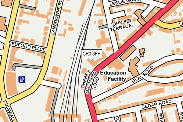 CR0 6FH map - OS OpenMap – Local (Ordnance Survey)