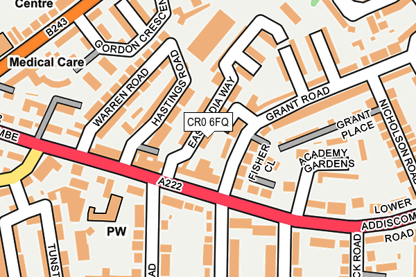 CR0 6FQ map - OS OpenMap – Local (Ordnance Survey)