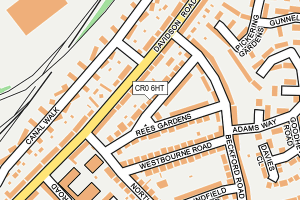 CR0 6HT map - OS OpenMap – Local (Ordnance Survey)