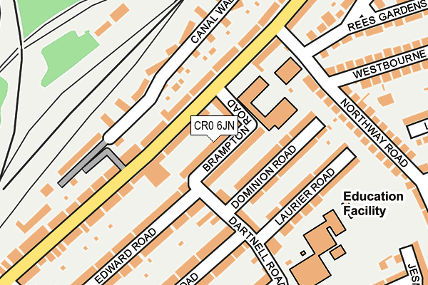 CR0 6JN map - OS OpenMap – Local (Ordnance Survey)