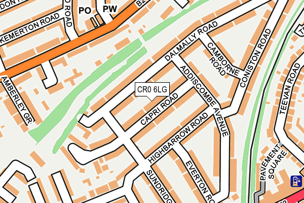 CR0 6LG map - OS OpenMap – Local (Ordnance Survey)
