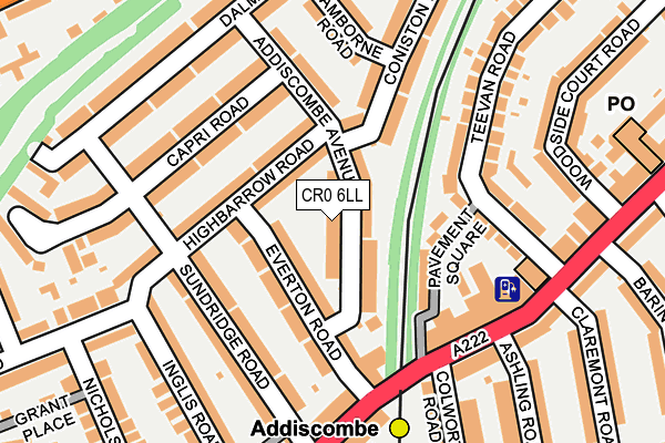 CR0 6LL map - OS OpenMap – Local (Ordnance Survey)