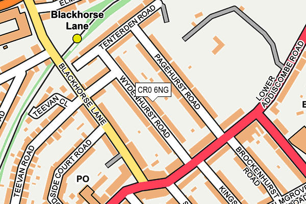 CR0 6NG map - OS OpenMap – Local (Ordnance Survey)