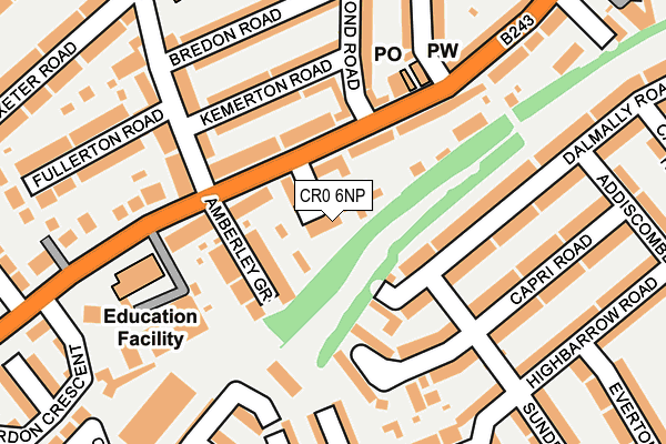 CR0 6NP map - OS OpenMap – Local (Ordnance Survey)