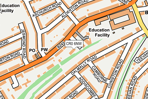 CR0 6NW map - OS OpenMap – Local (Ordnance Survey)