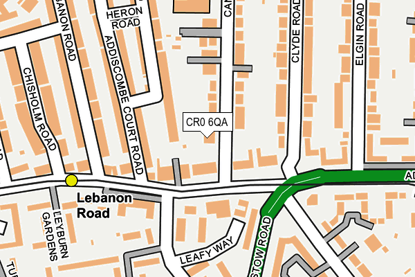 CR0 6QA map - OS OpenMap – Local (Ordnance Survey)