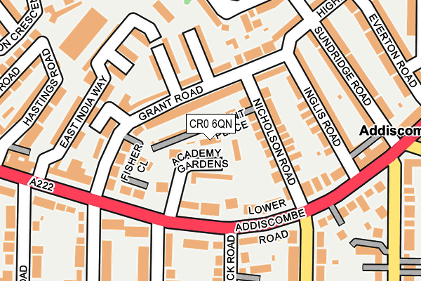 CR0 6QN map - OS OpenMap – Local (Ordnance Survey)