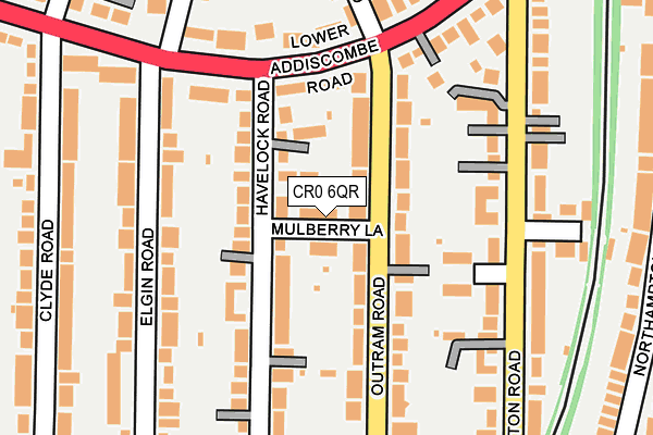 CR0 6QR map - OS OpenMap – Local (Ordnance Survey)