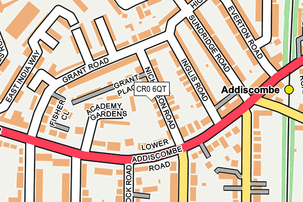 CR0 6QT map - OS OpenMap – Local (Ordnance Survey)