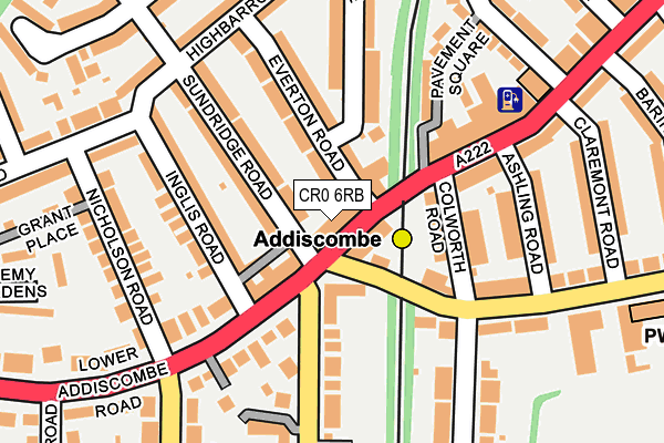 CR0 6RB map - OS OpenMap – Local (Ordnance Survey)