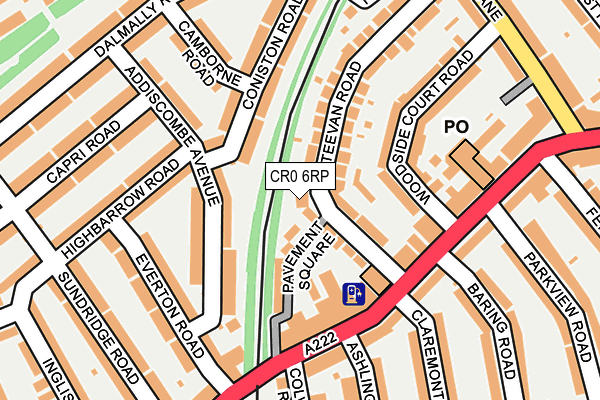 CR0 6RP map - OS OpenMap – Local (Ordnance Survey)